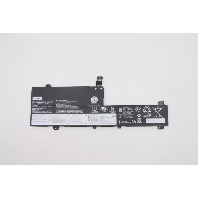 Baterija Lenovo 11.52V 52.5Wh Litija‑jonu 5B10X49072 saderīgiem Lenovo klēpjdatoriem
