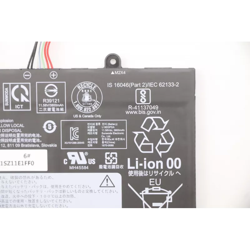 Klēpjdatora akumulators Lenovo 45Wh 5B10Z21197, 45 Wh ietilpība