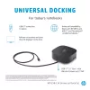 HP USB-C dokstacija G5, vadu, USB 3.2 Gen 1 (3.1 Gen 1) Type-C, melna, USB, USB Type-C, Windows 10, Windows 7