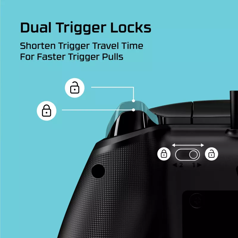 Gamepad HyperX 6L366AA melns USB vadu savienojums priekš PC Xbox One Series S X