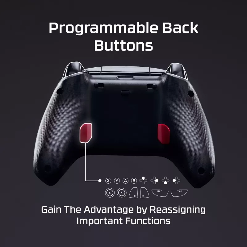 Gamepad HyperX 6L366AA melns USB vadu savienojums priekš PC Xbox One Series S X