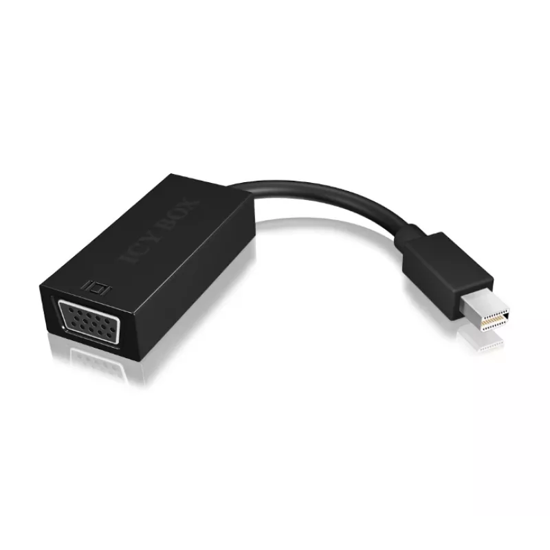 ICY BOX IB-AC504 VGA (D-Sub) Mini DisplayPort Melns