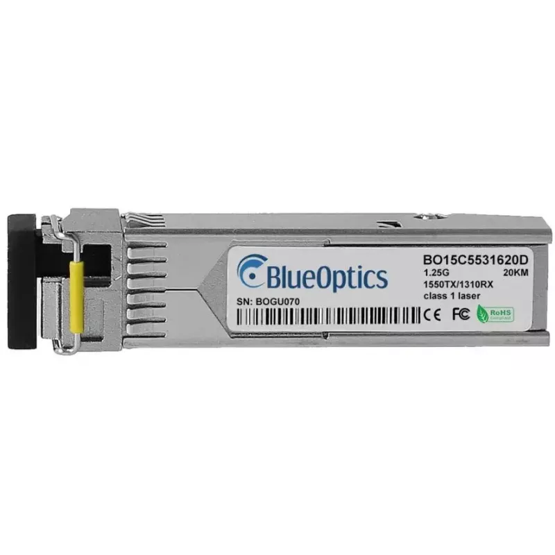SFP raiduztvērēja modulis BlueOptics 740-020424-BO 1250 Mb/s, sudraba krāsā