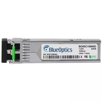 Optiskās šķiedras SFP raiduztvērējs BlueOptics 740-031468-BO 80000 m Alumīnija