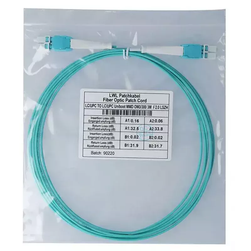 BlueOptics InfiniBand/optiskās šķiedras kabelis 5 m LC OM3