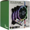 Inter-Tech RS-04 RGB datora korpusa ventilators 12 cm melns