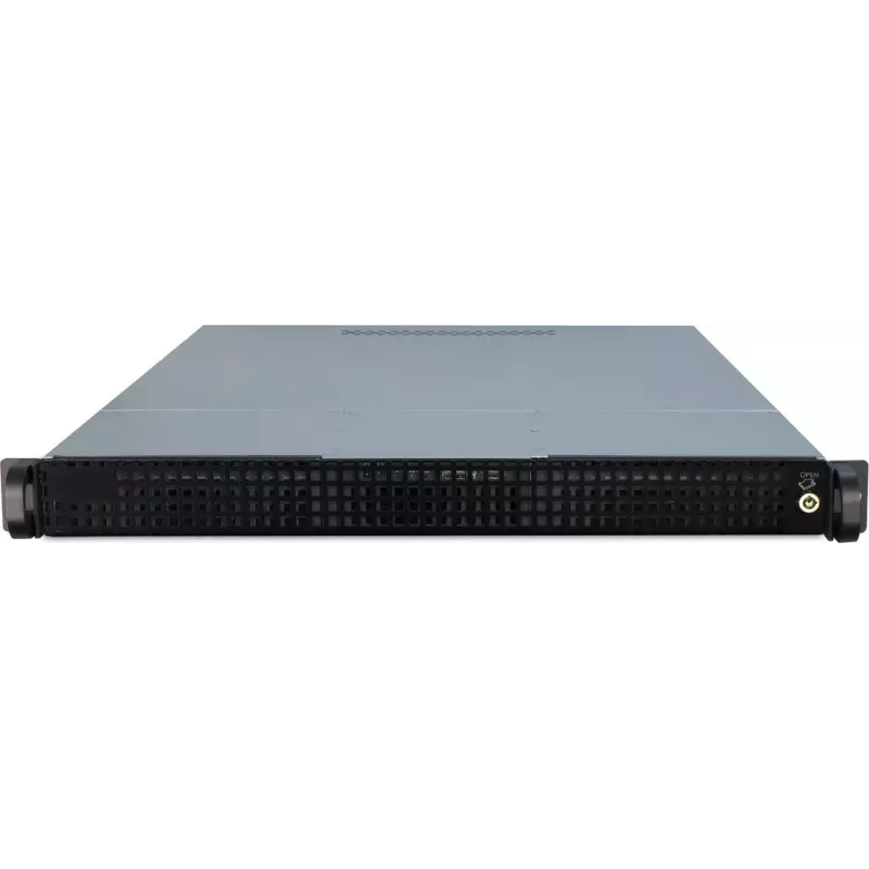 Servera korpuss Inter-Tech 1U-10265 Rack Melns