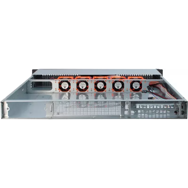 Servera korpuss Inter-Tech 1U-10265 Rack Melns