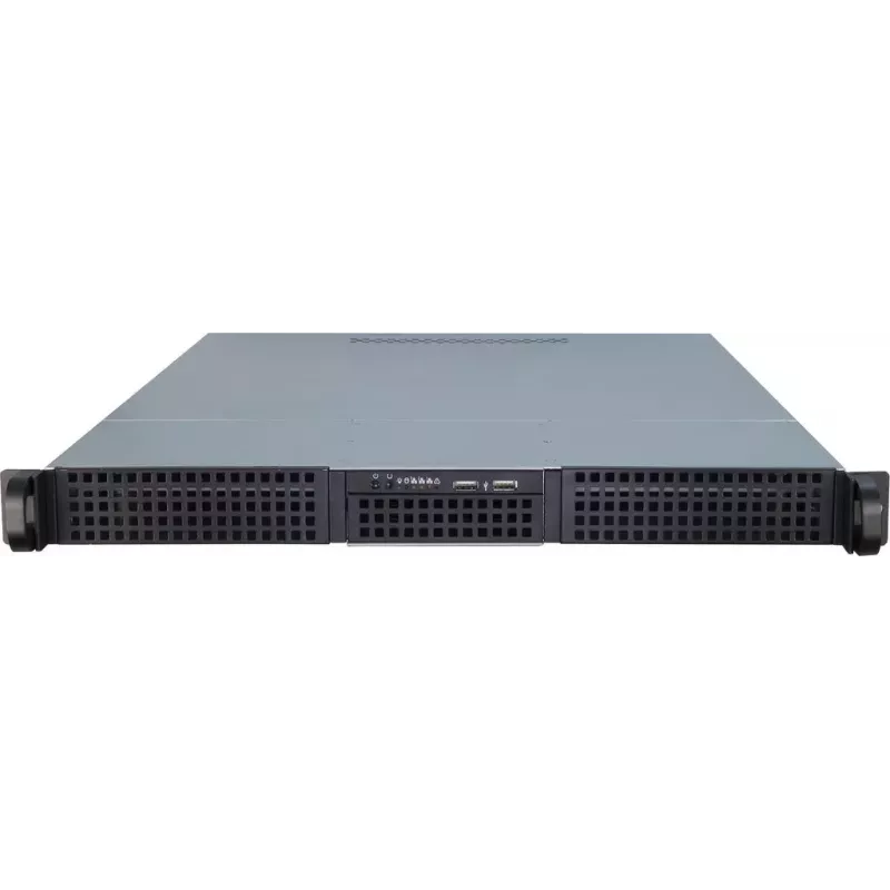 Servera korpuss Inter-Tech 1U-10265 Rack Melns