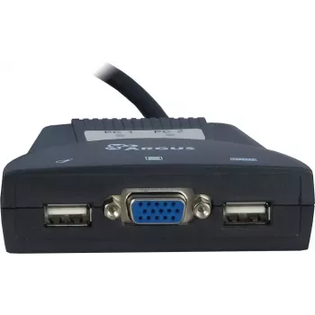 KVM slēdzis Inter-Tech KVM-LS-21JA Melns