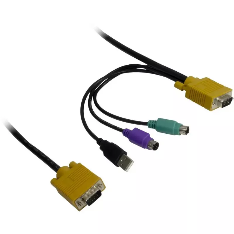 KVM konsole Inter-Tech KVM-1708 17 collas 1280x1024