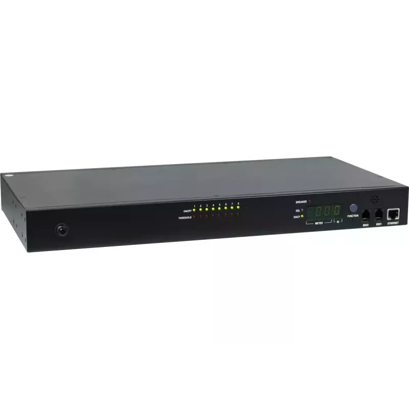 PDU Inter-Tech SD-1688 8 AC kontaktligzdas Tērauds Melns