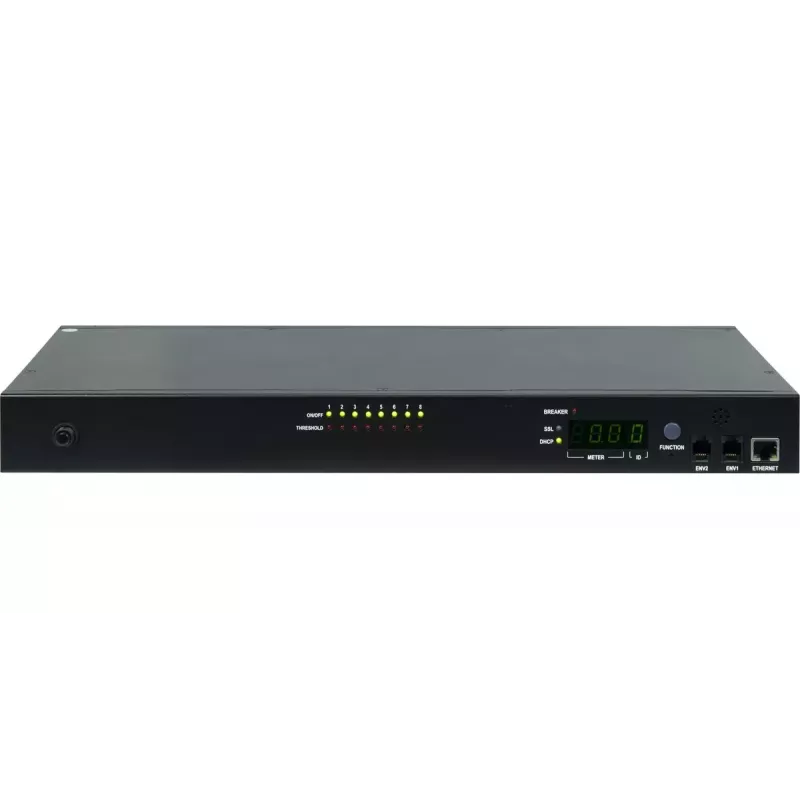 PDU Inter-Tech SD-1688 8 AC kontaktligzdas Tērauds Melns