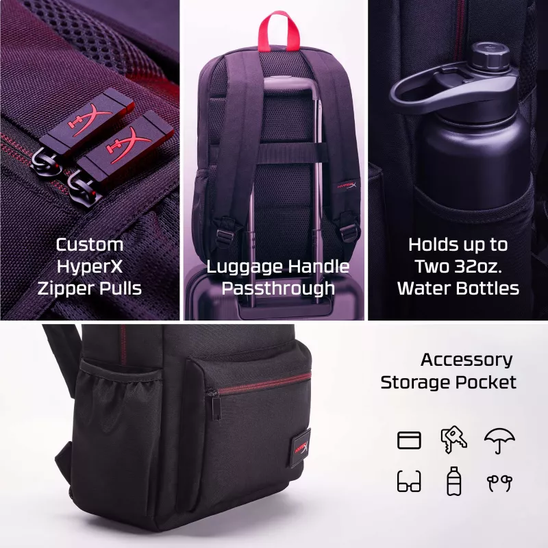 HyperX Delta mugursoma, mugursoma, 498 g