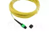 BlueOptics InfiniBand optiskās šķiedras kabelis 5 m MTP 4x LC zaļš