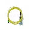 BlueOptics InfiniBand optiskās šķiedras kabelis 5 m MTP 4x LC zaļš