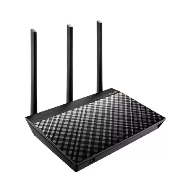 ASUS RT-AC1900U bezvadu maršrutētājs Gigabit Ethernet Divjoslu (2.4 GHz / 5 GHz) Melns