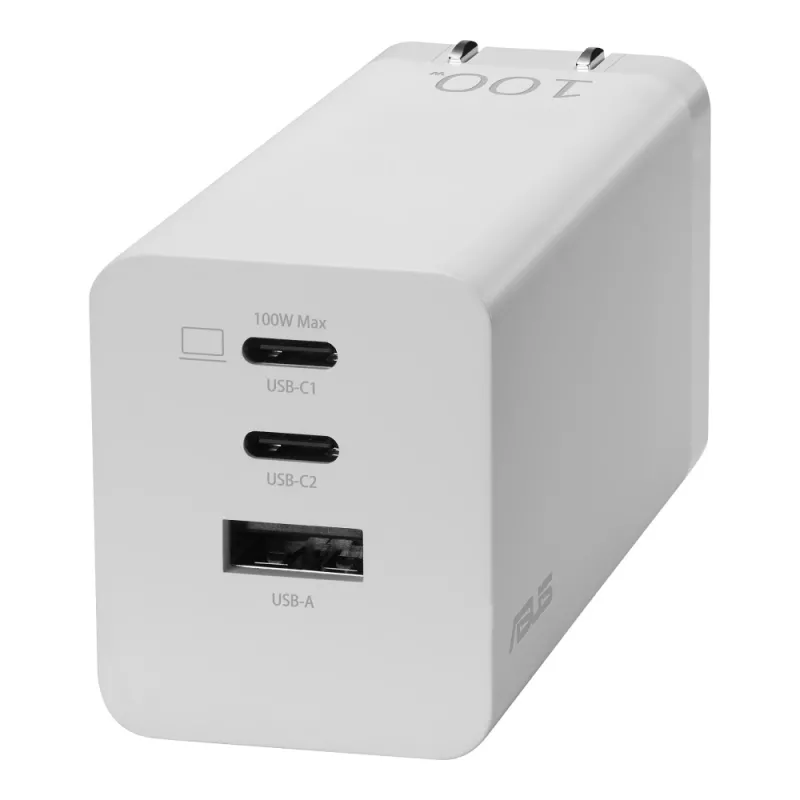 Strāvas adapteris ASUS 90XB07IN-BPW010 100 W iekštelpu balts USB Type-A Type-C