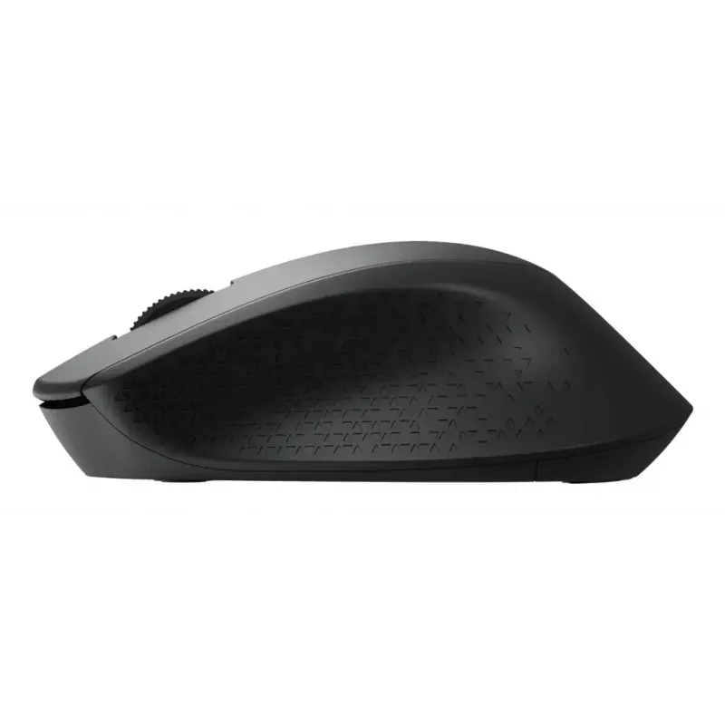 Logitech pele M330 SILENT PLUS — RF bezvadu, labā roka, 1000 DPI, 3 pogas, ritināšanas ritenītis, melna, darbojas ar baterijām