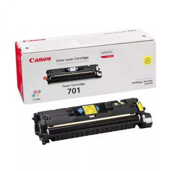 Canon 701 tonera kasetne 1 gab. Oriģināls Dzeltens