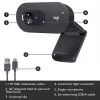 Tīmekļkamera Logitech C505 HD 1280x720 USB Melna
