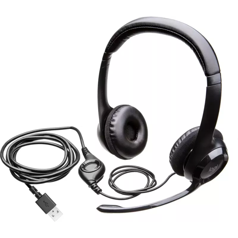 Austiņas Logitech H390 USB datora austiņas