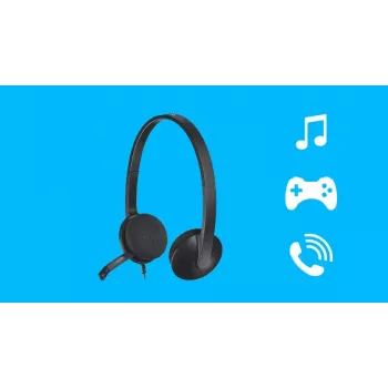 Headset Logitech H340 USB Computer Headset