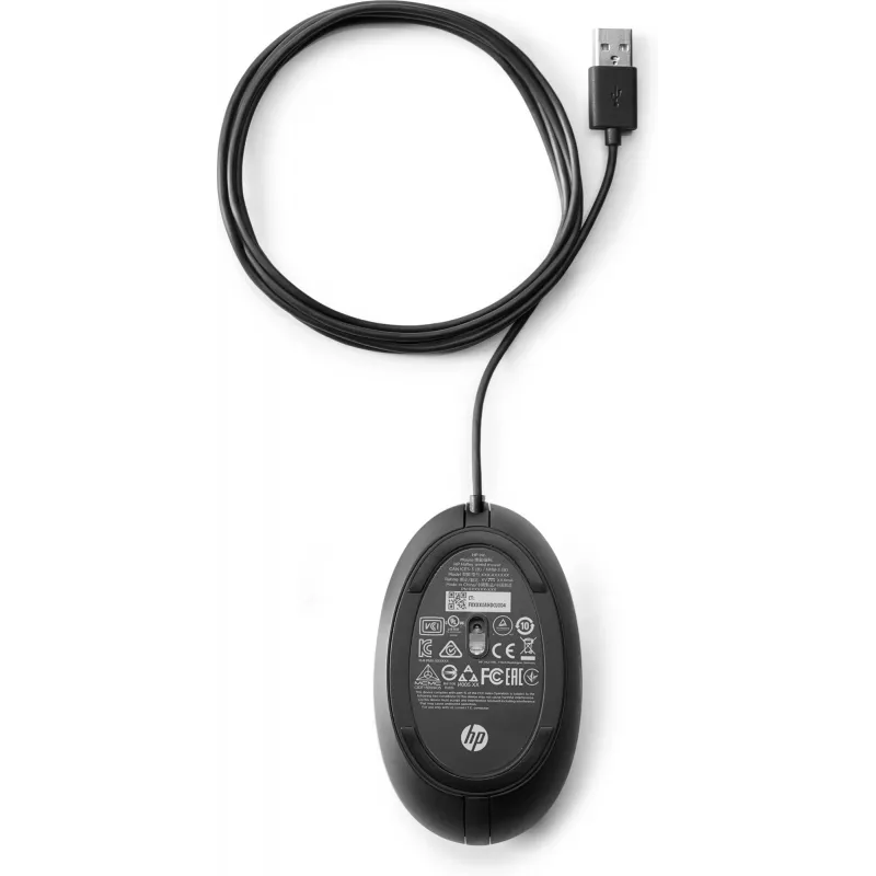 HP Wired Desktop 320M pele, vadu, USB Type-A