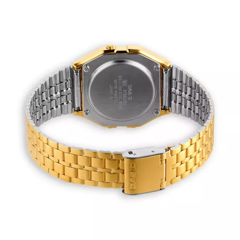 Rokas pulkstenis Casio A159WGEA-1EF zelta sudraba