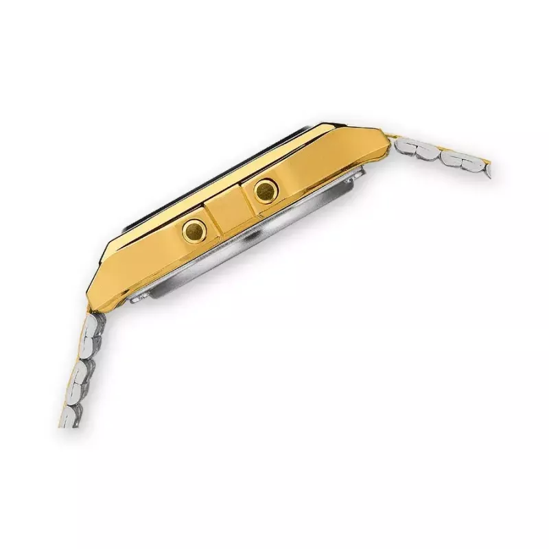 Rokas pulkstenis Casio A159WGEA-1EF zelta sudraba