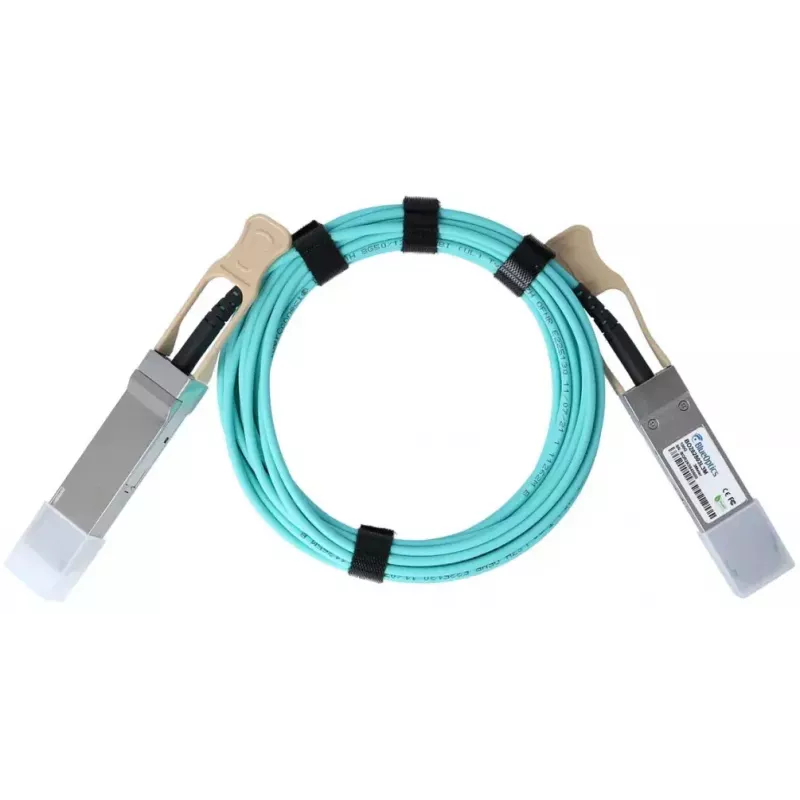 InfiniBand/šķiedru optiskais kabelis BlueOptics AA1404028-50M-BO 50m QSFP vīrišķais/vīrišķais