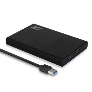 Ārējais HDD/SSD korpuss ACT 2,5 collu SATA cietā diska korpuss bezskrūvju USB 3.2 Gen1