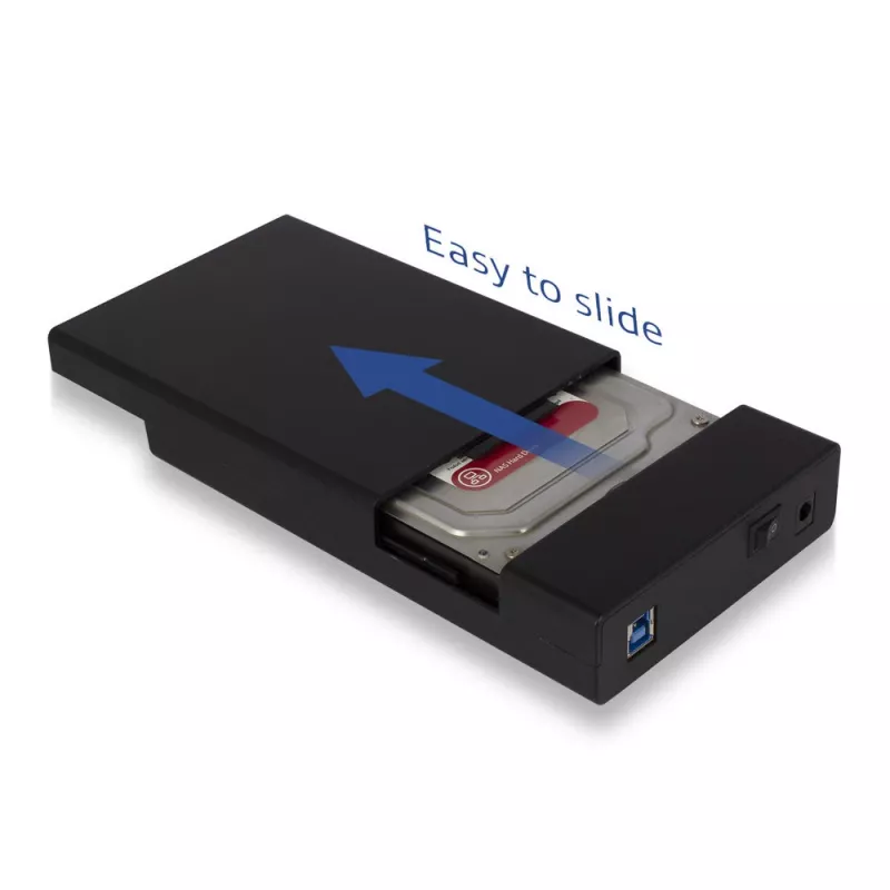 HDD/SSD korpuss ACT AC1405 3.5 collu SATA USB 3.2 Gen1 Melns