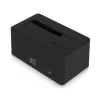 ACT 2,5 collu/3,5 collu SATA HDD/SSD dokstacija USB 3.2 Gen1 Melna