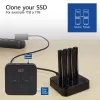ACT M.2 NVMe/PCIe Dual SSD dokstacijas klonēšanas stacija, USB-C 3.2 Gen2