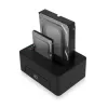 ACT 2,5 collu un 3,5 collu SATA divu HDD/SSD dokstacija, USB 3.2 Gen1