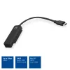 ACT USB-C adaptera kabelis 2,5 collu SATA HDD/SSD AC1525 0,15 m melns