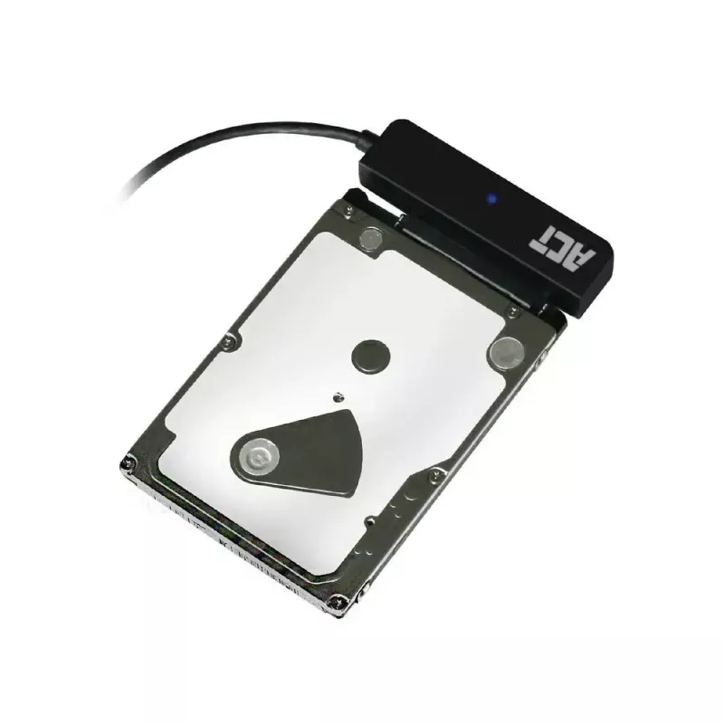 ACT USB-C adaptera kabelis 2,5 collu SATA HDD/SSD AC1525 0,15 m melns