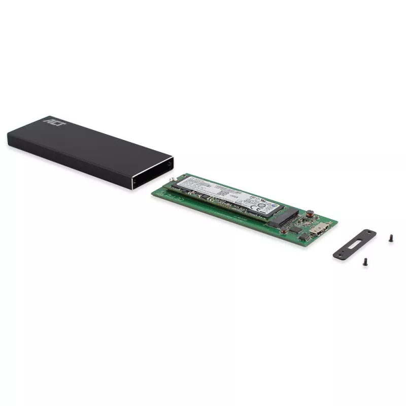 SSD korpuss ACT M.2 USB 3.2 Gen1 Melns 5 Gbit/s