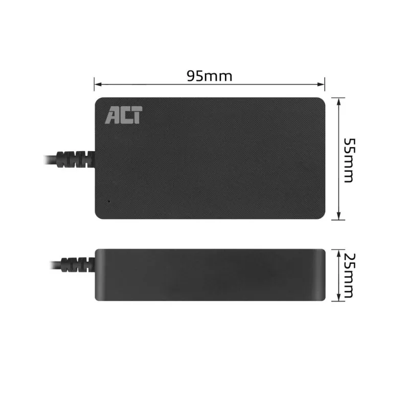 ACT USB-C klēpjdatora lādētājs ar Power Delivery profiliem 65W