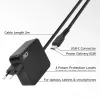 ACT USB-C sienas lādētājs klēpjdatoram 65W ar Power Delivery profiliem, 2 metri