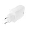 ACT kompakts USB-C lādētājs 20W ātrai uzlādei iekštelpām, universāls, balts