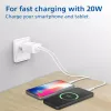 ACT USB-C un USB-A lādētājs 20W ar Power Delivery PPS, Quick Charge, GaNFast