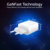 ACT USB-C un USB-A lādētājs 20W ar Power Delivery PPS, Quick Charge, GaNFast