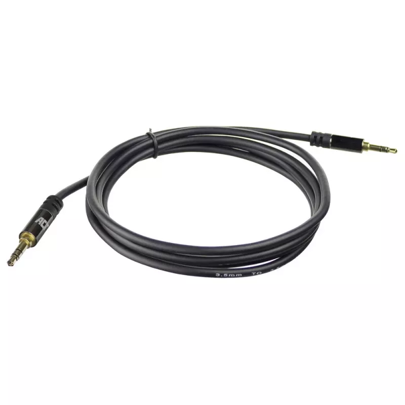 ACT 1,5 m augstas kvalitātes stereo audio savienojuma kabelis 3,5 mm ligzda tēviņš – tēviņš