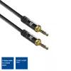 ACT 10 m augstas kvalitātes audio savienojuma kabelis 3,5 mm stereo ligzda tēviņš - tēviņš