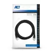 ACT Black 2.0 metru U/UTP CAT6 savienojuma kabelis ar RJ45 savienotājiem