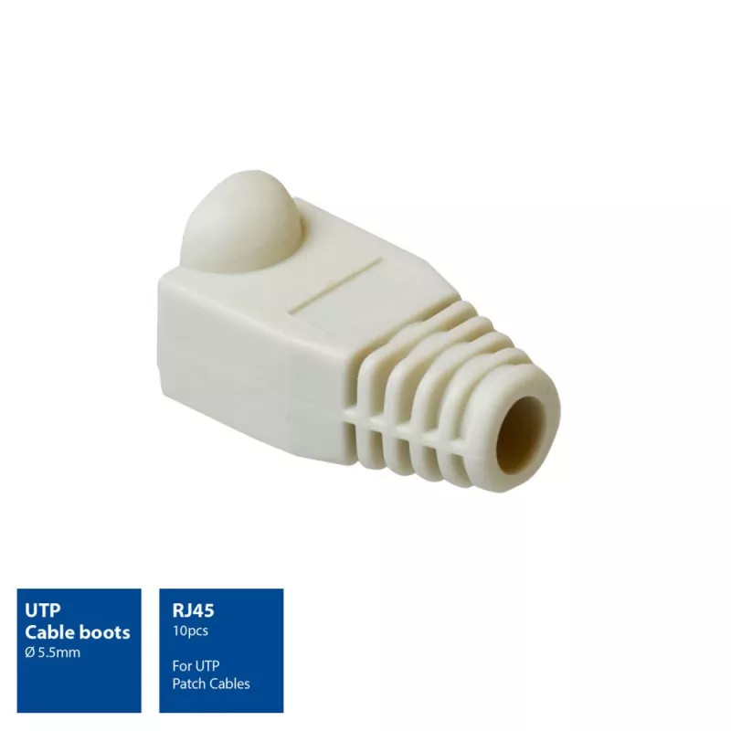 ACT UTP kabeļa apavi, RJ45, Kabeļa apavs, Pelēks, RJ45, 10 gab.
