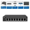 Nepārvaldāms slēdzis ACT AC4418 8 porti Gigabit Ethernet 10/100/1000