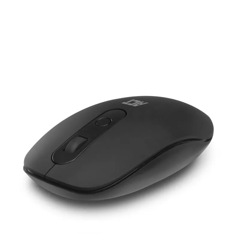 ACT bezvadu pele 1200 DPI, piemērota abām rokām, RF bezvadu, 1200 DPI, melna
